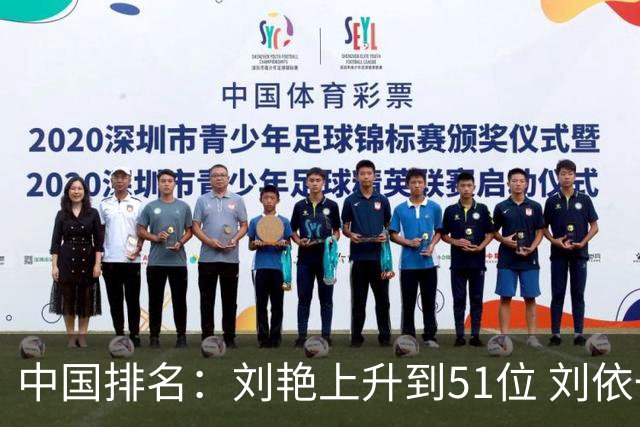 中国排名：刘艳上升到51位 刘依一许赢也攀升